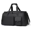 Nueva bolsa deportiva y de fitness con compartimentos separados para artículos húmedos y secos, gran capacidad, bolsa de equipaje de nailon, ligera para viajes cortos, adecuada para viajes de negocios