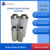 Elemento Filtrante de Malha Sinterizada de Aço Inoxidável 316L 5um Elemento Filtrante de Alimentador de Bomba a Vácuo 64 Elemento Filtrante de Respirador de Instalação Rápida