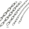 Corrente de Metal Longa Anti-Ferrugem de Aço Inoxidável 1,5/2/2,5mm Corrente de Metal para Pendurar DIY