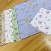 Pañuelo de algodón de alta calidad con estampado floral para mujer, toalla de cocina cuadrada, gruesa y con encriptación para niños.