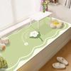 Alfombrilla para ventana de mirador pequeña de flores frescas, lavable, impermeable, universal para todas las estaciones, no requiere limpieza, fácil de cuidar, se puede cortar