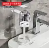 Estante para cepillos de dientes de baño, estante de almacenamiento con drenaje sin perforaciones para pasta de dientes y cepillos de dientes, estante transparente para vasos de cepillos de dientes para dormitorio