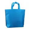 Bolsa de mano no tejida color en stock logo de impresión publicidad compras ropa clase de entrenamiento caja de zapatos empaque
