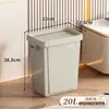 Papelera Cuadrada Comercial para Oficina, Cubo de Basura de Gran Capacidad para Cocina del Hogar, Contenedor de Residuos Sanitarios sin Tapa