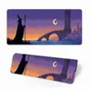 Mouse Pad Paisagem Impressa Extra Grande Venda Quente Transfronteiriça Borracha Natural Antiderrapante Borda Espessada Tapete de Mesa Dropshipping