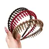 Nueva Diadema de Felpa con Dientes para Otoño e Invierno, Pinza Antideslizante para Lavado Facial, Diadema para Acabado de Flequillo y Cabello Suelto de Mujer, Accesorios para el Cabello de Acrílico