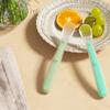 Cuchara de Silicona para Suplemento Alimenticio para Bebé Recién Nacido, Cuchara Suave para Agua para Alimentación de Bebé, Plato de Entrenamiento Vajilla para Niños, Cuchara para Suplemento Alimenticio de Puré de Frutas