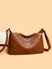 Bolsa Feminina Transfronteiriça Novo Modelo 2025 Bolsa Transversal para Mulheres, Bolsa de Mãe Fashion, Bolsa de Ombro de Grande Capacidade para Mulheres de Meia-Idade, Atacado de Peça Única