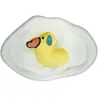 Ins Dibujo Animado Pato Sudoroso Chirriante Peluche Colgante Libro Rojo Patito Silencioso Lindo Decoración para Mochila de Estudiante