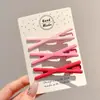 Presilha de cabelo doce com franja da moda e popular, presilha lateral de franja de alta qualidade estilo coreano, acessório de cabelo BB clip de acrílico