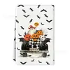 Paño de cocina bestseller transfronterizo para Halloween con estampado de calabaza y fantasma, paño de cocina con ambiente festivo de Halloween, toalla de mano