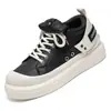 Zapatos Casuales de Skate de Caña Media para Hombre Moda Derby Cómodos Suela Gruesa para Conducir Deportivas para Viajes al Aire Libre Zapatos de Hombre En Stock