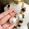 ¡Recomendado por el propietario de "Hong Kong Pearl Beauty"! Pendientes de Perla Estilo Retro de Hong Kong, Versátiles y de Moda, Pendientes de Plata de Alta Calidad