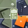Cuaderno de Conferencias A5, Cuaderno de Oficina de Negocios de Alta Gama, Set de Caja de Regalo, Set de Tres Piezas, Regalo de Aniversario para Empleado