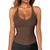 Camiseta de tirantes acanalada para mujer, estilo básico de verano, camisola sexy ajustada, camiseta de tirantes para usar como prenda exterior con cuello en V, transfronteriza europea y americana 2026