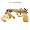 Pistola de elástico de madeira direto da fábrica simulação criativa de pistola brinquedo infantil de madeira Nº 13 arma de madeira atacado