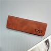Estuche para Gafas de Miopía Cuero PU Hecho a Mano Tapa Abatible Magnético Estuche para Gafas Caja de Almacenamiento para Gafas de Estudiante de Óptica Estuche para Gafas de Estudiante