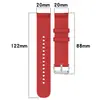 Adecuado para Huawei Watch Gt6 Reloj Correa de Silicona de Cola Redonda Universal 20/22mm Correa de Repuesto para Samsung Watch