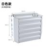 Cajas de Flores Galvanizadas Multiespecificación para Balcones de Patio, Jardineras Rectangulares, Cajas de Plantación de Vegetales para Valla Exterior, Cajas de Flores Estilo Pastoral