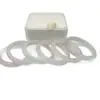 Pulsera Ojo de Gato Hielo Translúcido Pulsera de Círculo Completo Color Degradado Macarrón Calcedonia Degradada Joyería de Mano para Mujer En Stock Ventas al por Mayor