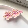 Horquilla de Flor Dulce Clip BB Estilo Occidental Infantil Tocado Lindo Flor de Cerezo Niña Pequeña Accesorios para el Cabello Flequillo Mechones Laterales Clip