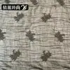 Tecido de chifon em estoque com bordado de floco de neve, vestido cheongsam de estilo chinês tradicional, conjunto de roupas femininas, tecido bordado, acabamento em renda