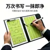Pizarra táctica de fútbol personalizada es magnética, borrable, multifuncional, de doble cara, hecha de material PVC
