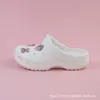 Nuevos Accesorios para Zuecos Infantiles Hebilla DIY para Zapatos Cereza de Dibujos Animados Flor para Zapatos de Niña Hebilla Desmontable