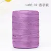 Hilo Brillante de Seda Hueca de 1 mm Hilo Delgado de Seda de Hielo Ganchillo de Tejer DIY Hecho a Mano Sombrero Bolsa Sandalias Juego de Tazas de Agua Lana