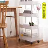 Estante de almacenamiento para huecos de cocina directo de fábrica estante de almacenamiento para huecos estrechos multicapa rueda lateral de refrigerador carrito de mano al por mayor