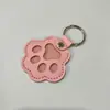 Colgante de Almacenamiento de Pelo de Mascota Transfronterizo, Llavero Pequeño de Metal y Cuero, Colgante Creativo para Bolso, Regalo Lindo, Venta al por Mayor