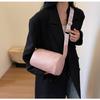 Bolso de Hombro de Moda Simple Bolso Almohada Casual de Moda para Mujer 2024 Invierno Nueva Moda Bolso Simple de Axila