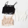 Top de tirante fino de seda para mujer al por mayor, anti-luz, tipo tubo, seda de morera, talla grande, tejido, base para el pecho, ropa interior de verano