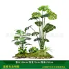 Série Paisagem de Expressão Idiomática de Quatro CaracteresCombinação de Plantas Verdes Artificiais para Paisagismo Decoração de Vitrine Interna