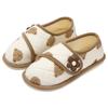 Zapatos Posparto, Estilo Delgado para Mujeres Embarazadas, Adecuados para Septiembre y Octubre, Primavera y Otoño, Antideslizantes, Talón Cerrado, Pantuflas de Algodón de Suela Suave para Mujeres