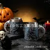 Nueva Taza de Acero Inoxidable con Relieve de Parca de Halloween Taza de Café Taza de Agua de Resina de Gran Capacidad Regalo