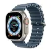 Adecuado para Apple Iwatchs10Se Sports Marine Silicona S11 Bloques de Color Hebilla de Pin de Doble Hebilla Correa de Reloj 9Ultra