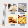 Rodillo de cocina a escala, herramienta para hornear, rodillo ajustable de acero inoxidable para el hogar, palito de masa para envolver bolas de masa