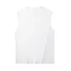 250g Colete Pesado Sem Manga Retrô Algodão Puro Verão Básico Camiseta Regata Tamanho Plus Cor Sólida Solto Simples Camiseta Interna Camada Base
