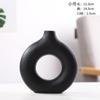 Jarrón de cerámica creativo de Amazon, adornos geométricos para sala de estar, mesa de comedor, porche, decoración del hogar