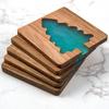 Tabla de Cortar de Madera de Acacia Tabla para Queso y Charcutería Madera Maciza Vajilla de Cerámica Cuchillo para Queso Juego de Tablas de Cortar Tabla de Cortar de Madera