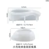 Molde de Resina de Cristal DIY Amapola Caja de Almacenamiento de Pájaro 3D Molde de Silicona Fuente de Fábrica Venta al por Mayor