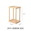 Estante para Flores para Repisa de Ventana de Madera Maciza, Soporte Decorativo Creativo para Suculentas, Estante de Almacenamiento Multinivel para Escritorio en Esquina de Balcón Interior