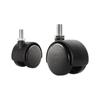 Ruedas de fábrica 1 pulgada 1.5 pulgadas 2 pulgadas ruedas de tornillo para muebles ruedas de plástico PP estante rueda universal móvil