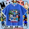 Nova camiseta infantil de manga curta Roblox Animal Hospital top da moda
