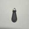 Lote pequeño de accesorios para cremallera de doble cara de cuero sintético con hilo para coche, tirador de cuero, tirador de cuero PU, tirador de piel de vaca, mezcla de tiradores