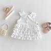 Vestido Lua Cheia Bebê Vestido Princesa Ocidental Vestido Menina Verão Fino Vestido Bolo Fofo Verão