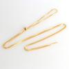 Cadena DIY Accesorios de Joyería Color Oro Real Conservante Cadena Universal Cadena de Caja Europea y Americana Más Vendida Cadena para Collar Venta Directa de Fábrica