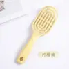 Peine de Macarrón con Costillas y Agujeros, Peine en Forma de U para Mujeres, Peine de Masaje para Rizos, Peine Voluminizador para Peinar, Peine para Cuero Cabelludo al por Mayor