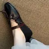 Zapatos planos de mujer Chuyuji estilo francés con lazo, zapatos Mary Jane planos plisados, zapatos de ballet de punta redonda retro con cordón y suela blanda